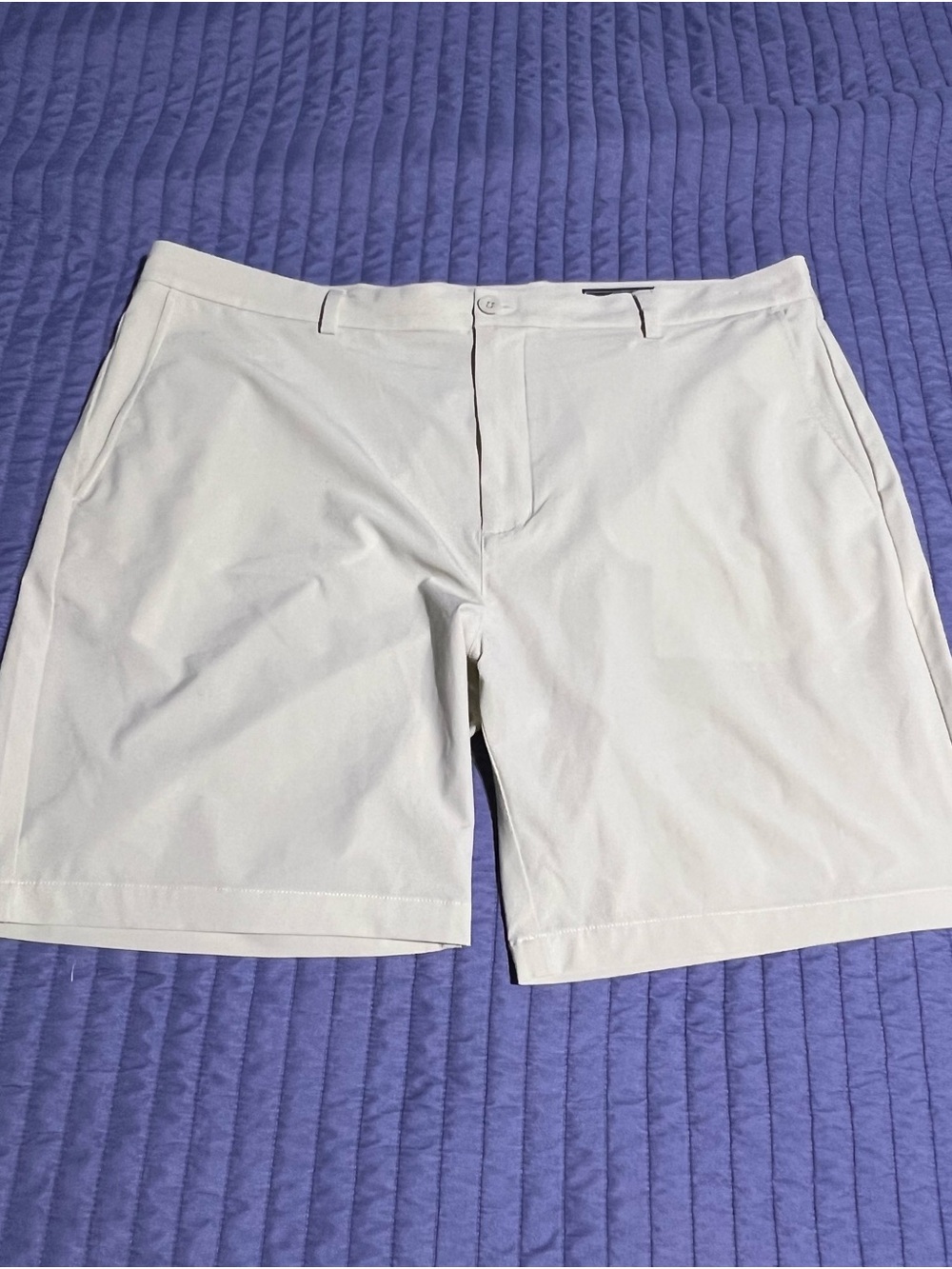 Vineyard Vines Performance Golf Shorts Mens 40 Khaki Tan Stretch Wicking